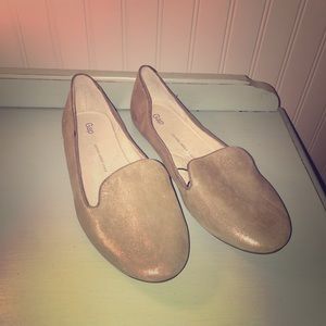 GAP NEW Metallic Loafers -Champagne Gold- Size 9